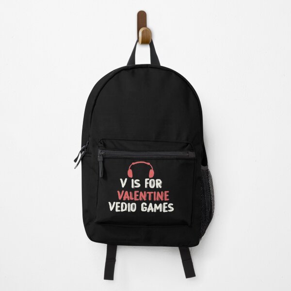 Item preview, Funny Gamer Quote V is for Video Games Valentines Day Gamer designed and sold by designreb.