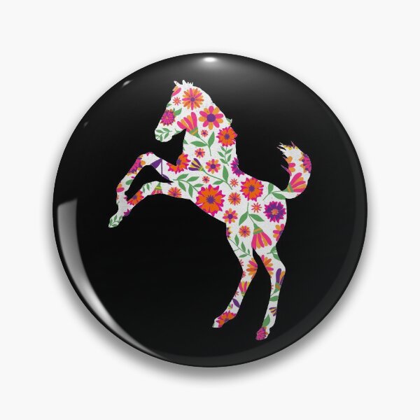Item preview, Mustang Horse Mexican Floral Pattern designed and sold by SoccaTamam.