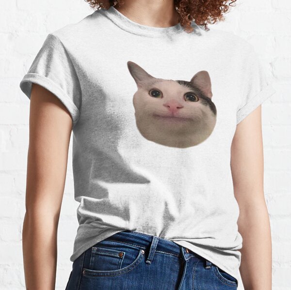 Beluga Cat Meme Face Smiling T-Shirt vintage clothes summer tops T