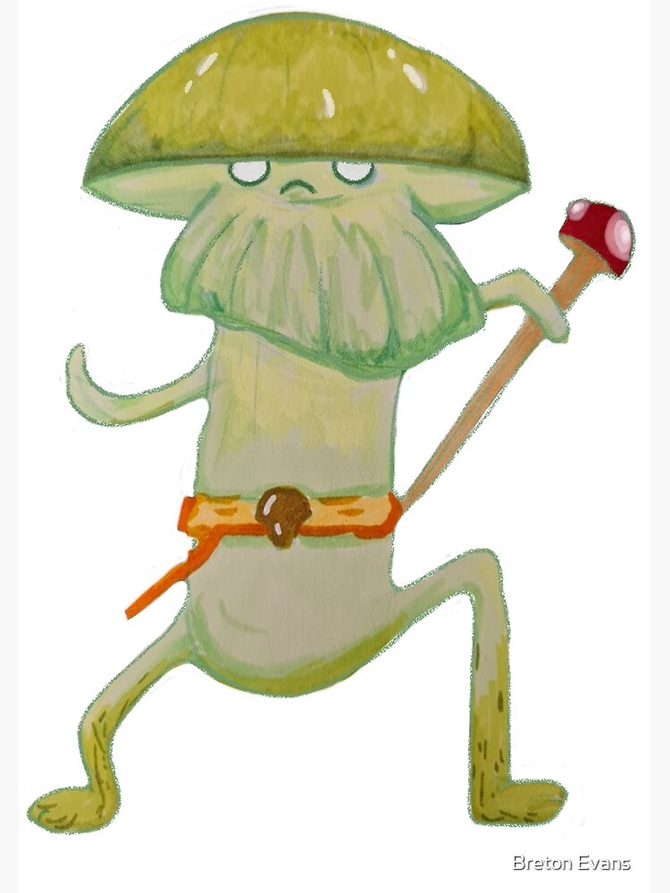"DnD Mushroom Monk" Poster for Sale by Tolinn Redbubble