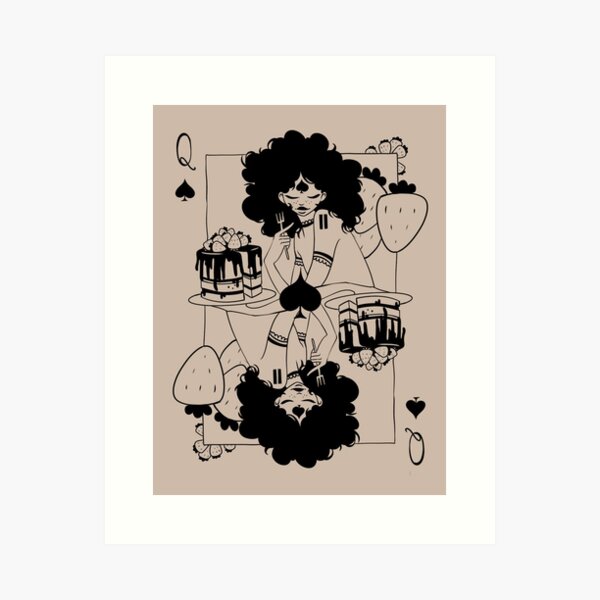 Cake card (from the ace drawing) Art Print