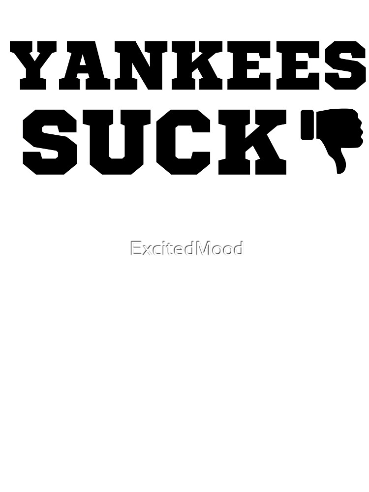 Baseball Yankees Suck Kids T-Shirt for Sale by ExcitedMood