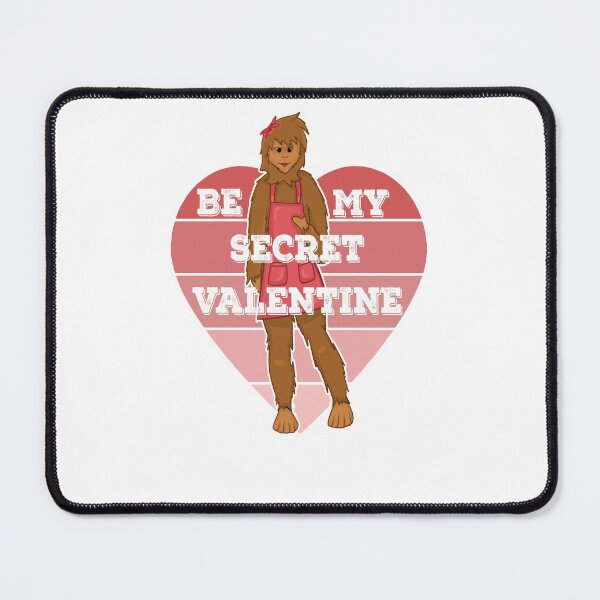 Item preview, Be My Secret Valentine Bigfoot Sasquatch Skunk Ape Valentines Day designed and sold by KeysTreasures.