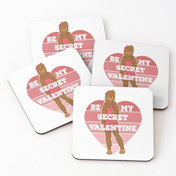 Item preview, Be My Secret Valentine Bigfoot Sasquatch Skunk Ape Valentines Day designed and sold by KeysTreasures.