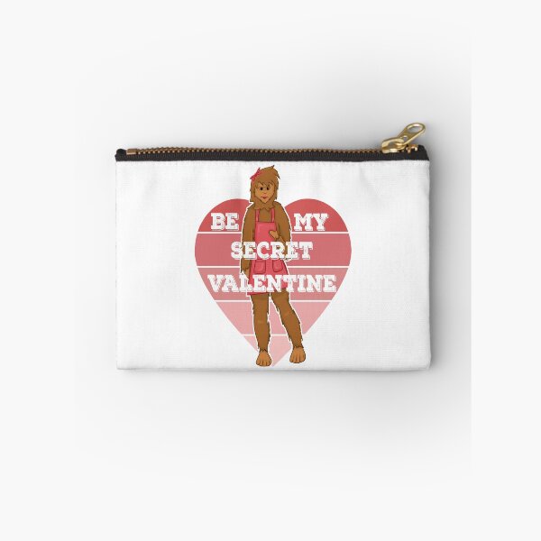 Item preview, Be My Secret Valentine Bigfoot Sasquatch Skunk Ape Valentines Day designed and sold by KeysTreasures.