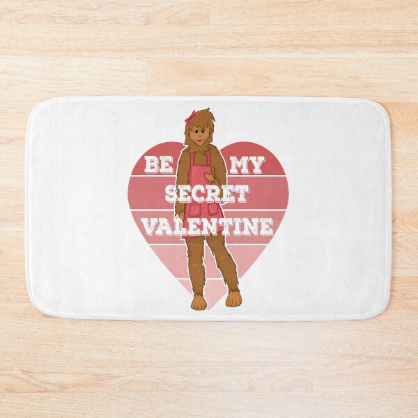 Item preview, Be My Secret Valentine Bigfoot Sasquatch Skunk Ape Valentines Day designed and sold by KeysTreasures.