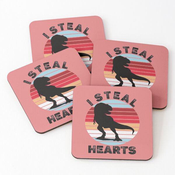 Item preview, Valentines Day Dinosaur I Steal Hearts designed and sold by Yanbus.