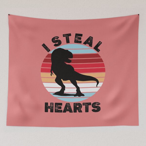 Item preview, Valentines Day Dinosaur I Steal Hearts designed and sold by Yanbus.