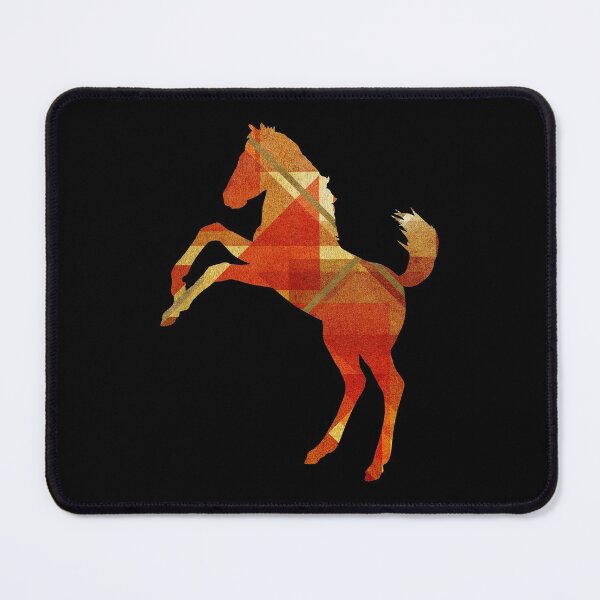 Item preview, Mustang Horse Scandinavian Geometric Shapes designed and sold by SoccaTamam.