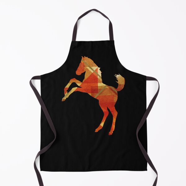 Item preview, Mustang Horse Scandinavian Geometric Shapes designed and sold by SoccaTamam.