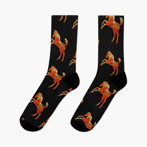 Item preview, Mustang Horse Scandinavian Geometric Shapes designed and sold by SoccaTamam.