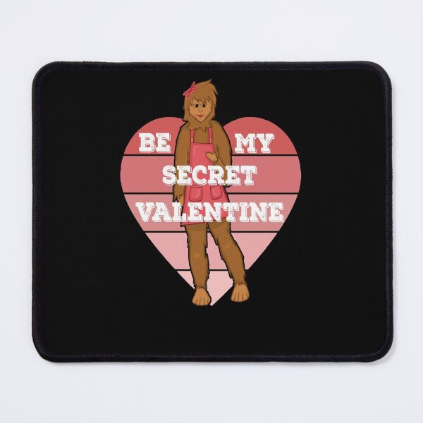 Item preview, Be My Secret Valentine Bigfoot Sasquatch Skunk Ape Valentines Day designed and sold by KeysTreasures.