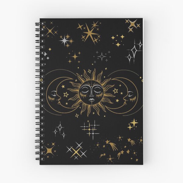 Item preview, Sun and Moon Vintage gold,silver art designed and sold by cutecrazytshirt.
