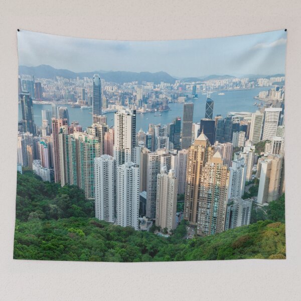 Item preview, Hong Kong Skyline from Victoria Peak designed and sold by SafariByMarisa.
