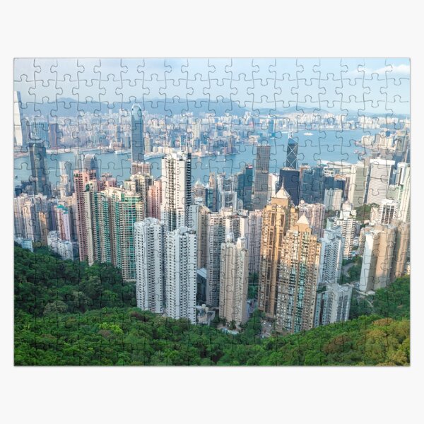 Hong Kong Skyline from Victoria Peak Jigsaw Puzzle