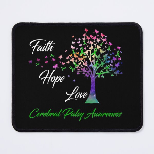 Item preview, Ribbon Tree Faith Hope Love Cerebral Palsy Awareness designed and sold by Tadmab.