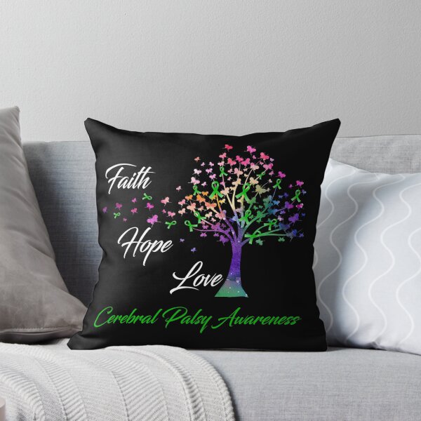 Item preview, Ribbon Tree Faith Hope Love Cerebral Palsy Awareness designed and sold by Tadmab.