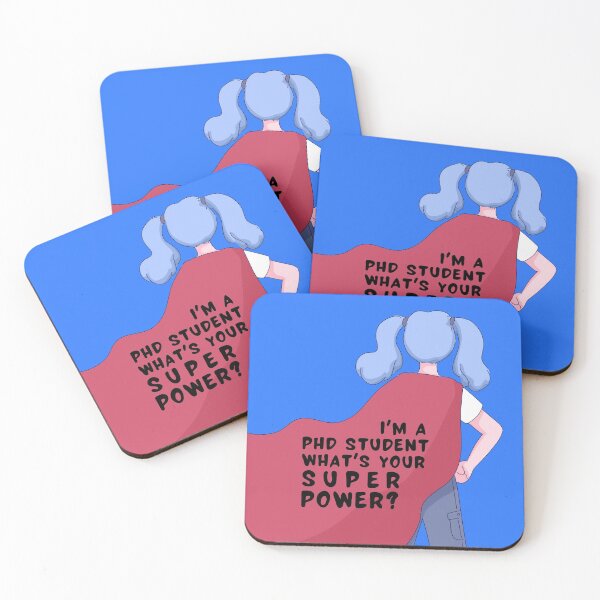 Item preview, I'm a PhD student - what's your superpower? designed and sold by PhDoer.