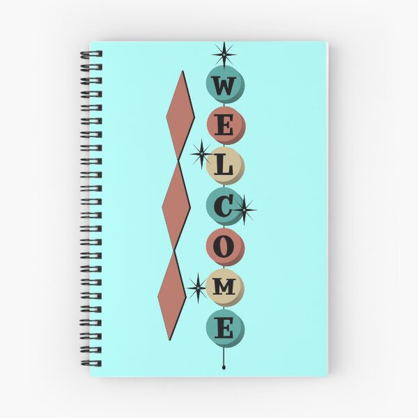 Item preview, 50s Atomic Welcome Sign designed and sold by LisWilliams.