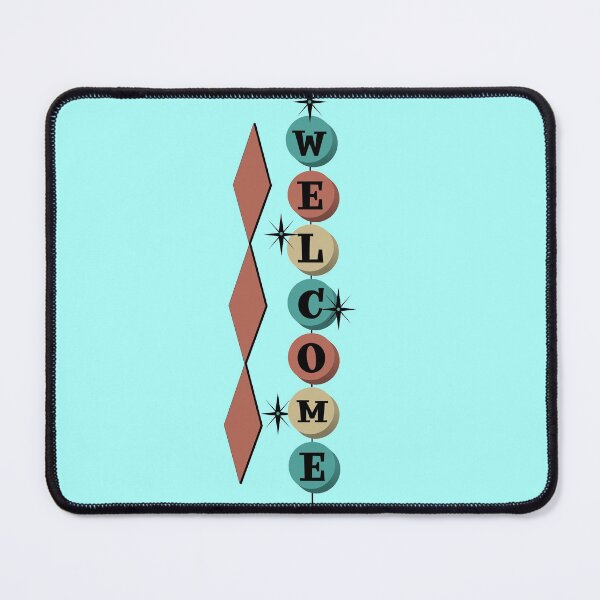 Item preview, 50s Atomic Welcome Sign designed and sold by LisWilliams.