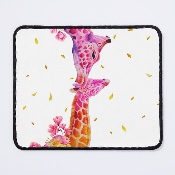 Item preview, Full of love Giraffes Flowers designed and sold by MandalaSoul.
