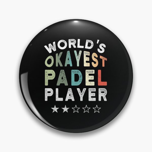 Item preview, Worlds Okayest Padel Player Funny Padel designed and sold by Shirt-Kaiser.