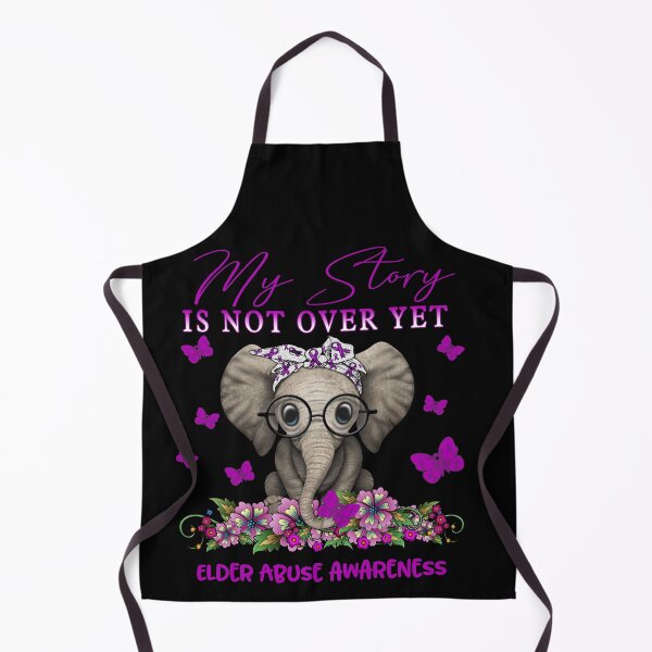 Item preview, Cute Elephant My Story Is Not Over Yet Elder Abuse Awareness designed and sold by Adropine.
