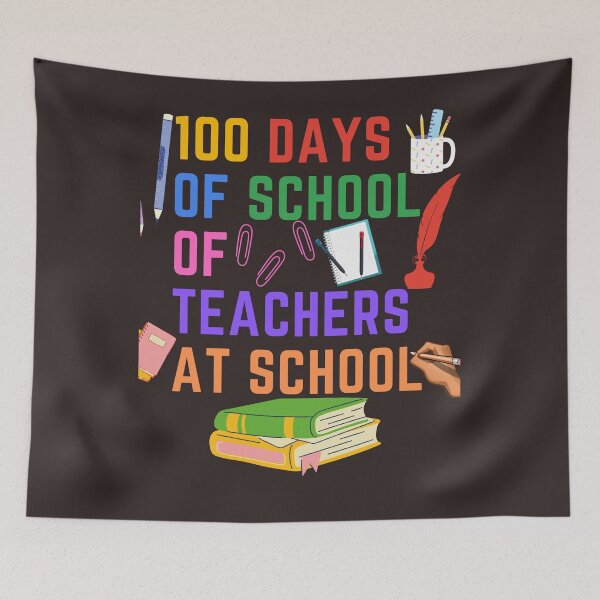 Item preview, 100 days of school of teachers at school designed and sold by SENMARO100.