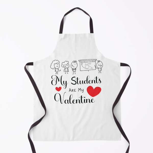 Item preview, funny teachers quote, my students are my valentine, cool valentines day design for teachers designed and sold by StimulusArt.
