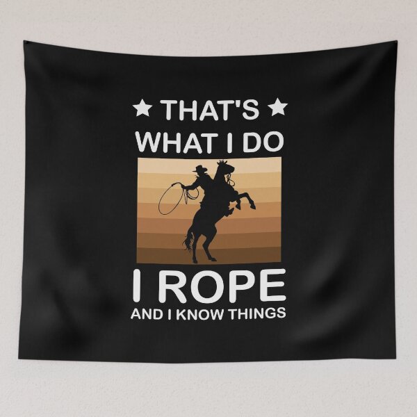 Item preview, Retro Cowboy Design Vintage , thast's what i do i rope and i know things designed and sold by midodesign20.