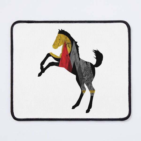 Item preview, Mustang Horse Nordic Mountains Minimalist Art designed and sold by SoccaTamam.