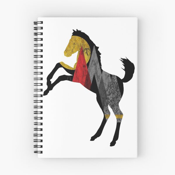 Item preview, Mustang Horse Nordic Mountains Minimalist Art designed and sold by SoccaTamam.