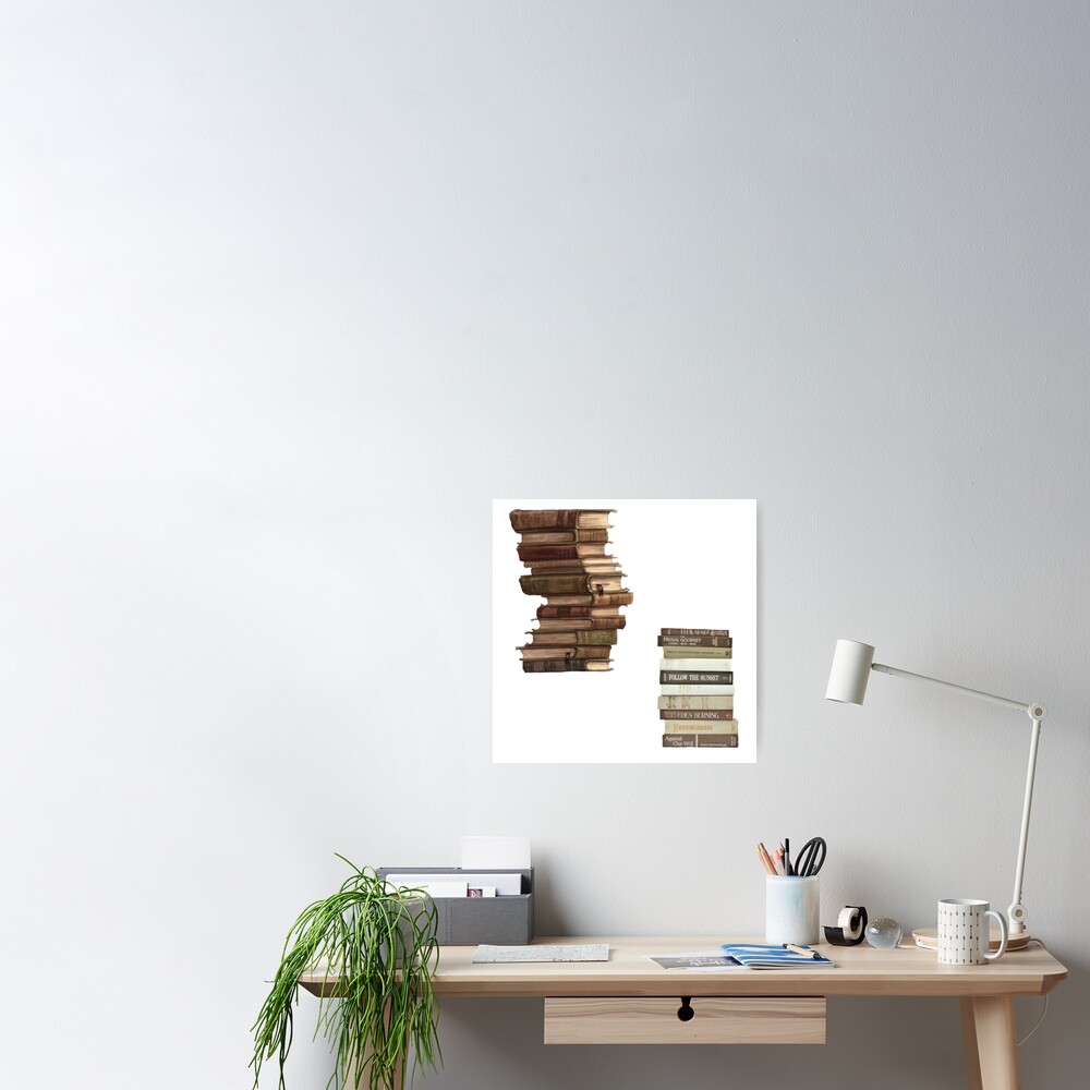 3 Old Books Stacked on Each Other Graphic by Mint Pixels · Creative Fabrica