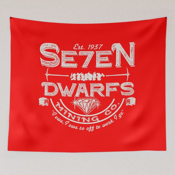 Item preview, Seven Dwarfs Mining Company designed and sold by Alema Art.