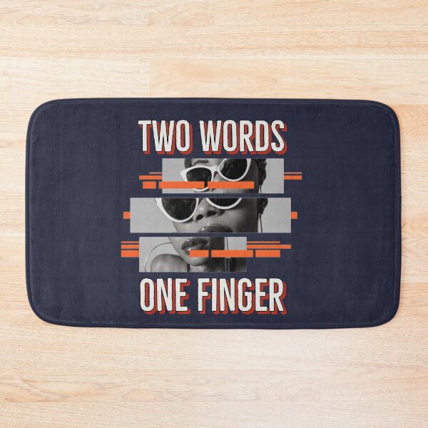 Item preview, Two Words One Finger | Sarcastic Offensive Funny designed and sold by IKERAS.