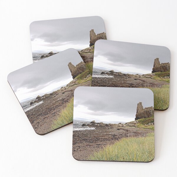 Item preview, Dunure Castle and Beach, Scotland designed and sold by MagsWilliamson.
