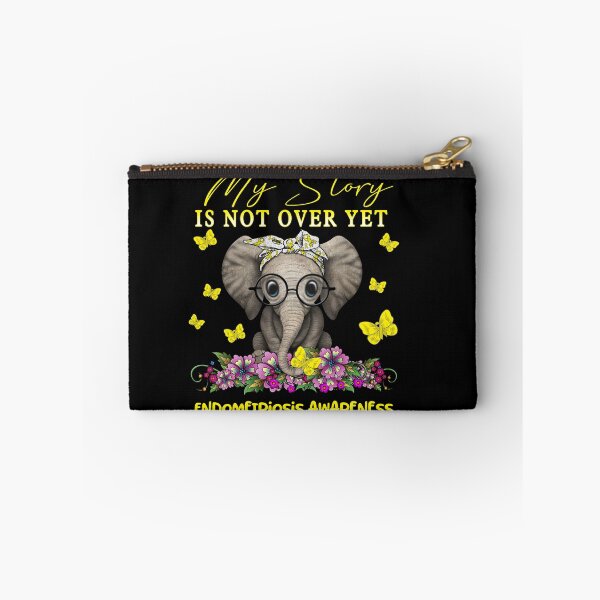Item preview, Cute Elephant My Story Is Not Over Yet Endometriosis Awareness designed and sold by Adropine.