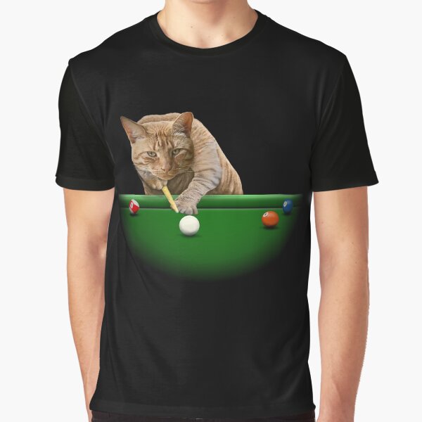 Black cat pool 2024 hall t shirt