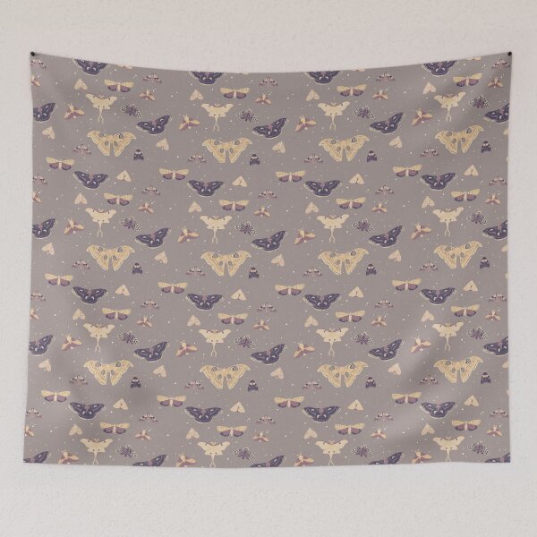 Item preview, Evening Moths designed and sold by Rachelle Skinner.