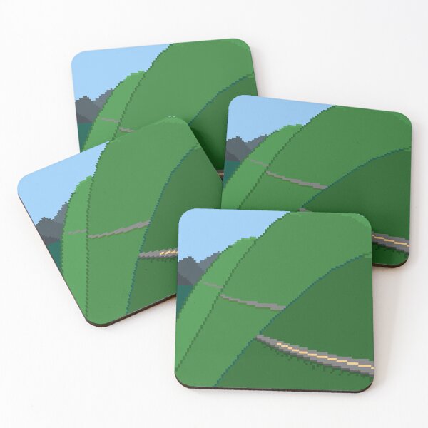 Item preview, Green Hills Road Pixel Art designed and sold by buttsmcgoo9.
