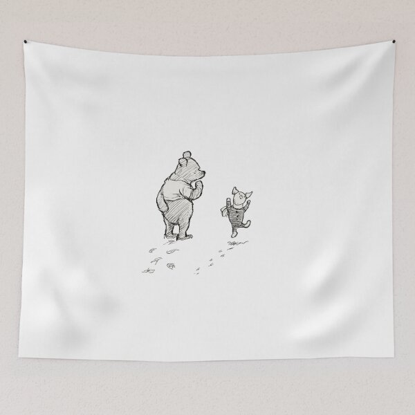 Aperçu de l'œuvre Porcinet et Winnie, amis pour toujours créée et vendue par Stoicism-Quotes.