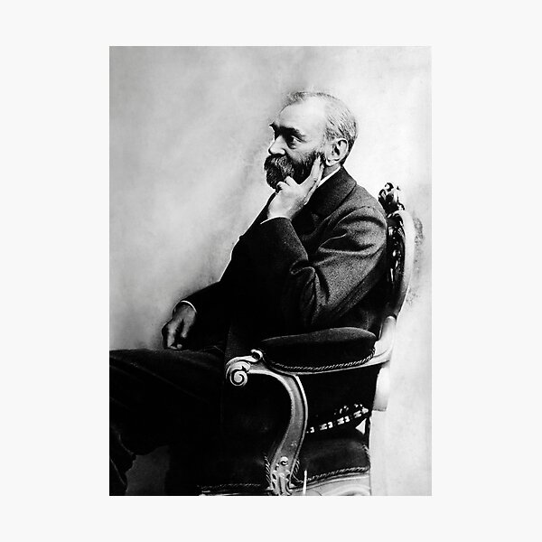 Item preview, Alfred Nobel Portrait designed and sold by warishellstore.