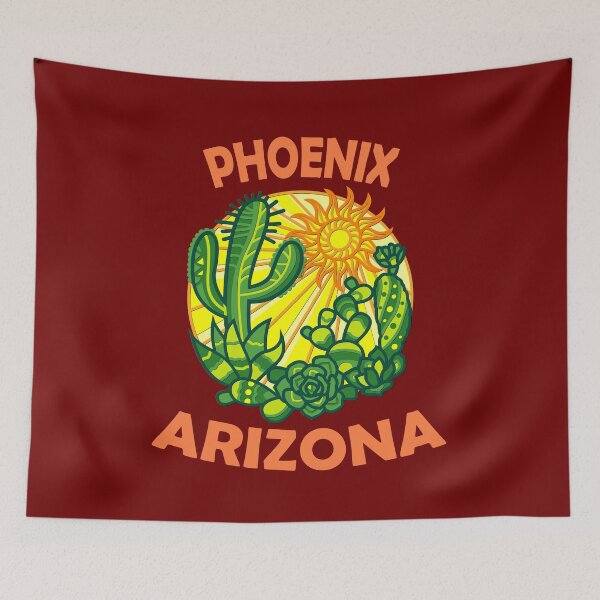 Item preview, Phoenix Arizona Cactus Desert Sun designed and sold by KrisSidDesigns.