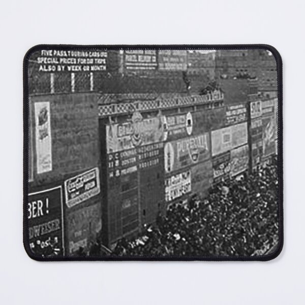 Item preview, The Green Monster, Fenway Park 1914, Boston Baseball Stadium, Left Field, Old Ballparks, Billboards, Outfield Bleachers, National Pasttime, designed and sold by Nostrathomas66.