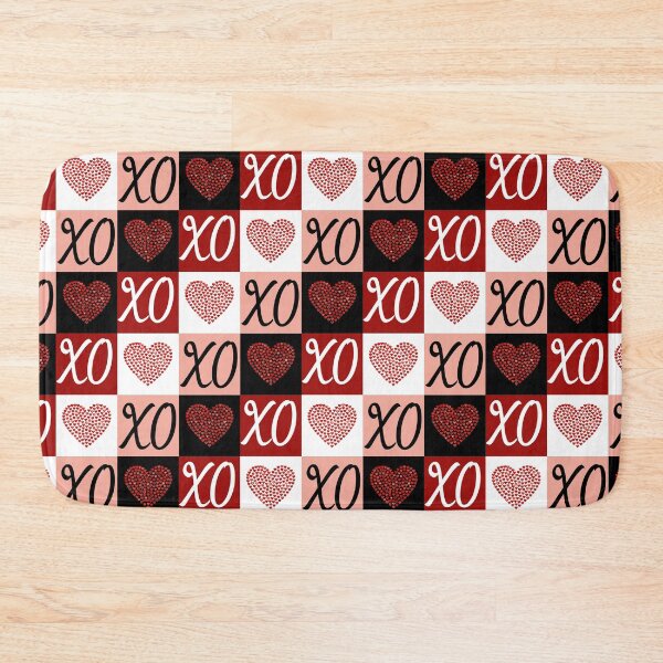 Item preview, RED HEARTS - XO BLACK AND RED designed and sold by Kwayako.