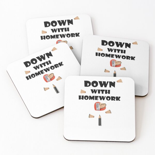 Item preview, Down with homework designed and sold by nadiammk.