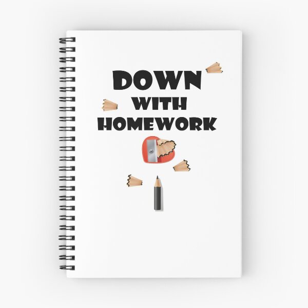 Item preview, Down with homework designed and sold by nadiammk.