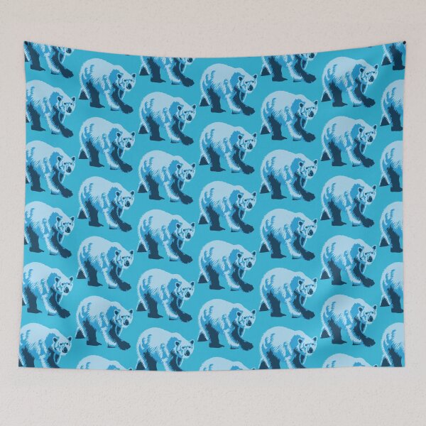 Item preview, Walking polar bear  designed and sold by Captain Chromatic.