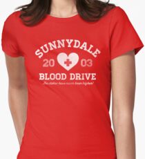 Sunnydale Blood Drive Women's Fitted T-Shirt