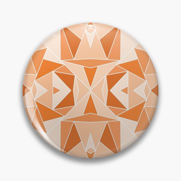 Item preview, Orange geometric pattern designed and sold by BLMcreations.
